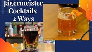 Jägermeister Cocktails - 2 Ways | Jager Bomb & Jager Sunrise | Cocktail Recipes | The Food Bar