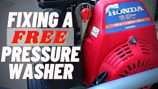 Pressure Washer Repair - Honda 5HP Excell XR2600