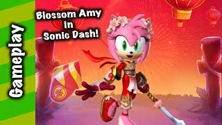 Sonic Dash - Blossom Amy Gameplay