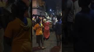 Grandma dancing on Ganesh nimarjan .