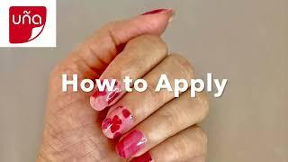 How to apply Una Gel Nail Polish Wraps