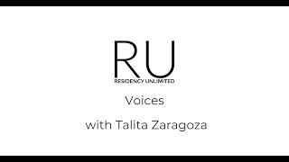 RU Voices Talita Zaragoza (GI Studio: March-October 2024)