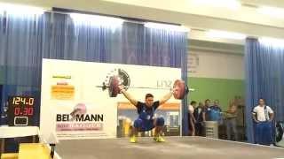 Michael Rottner 124 kg Reißen 1. Versuch