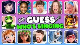 GUESS MEME & WHO'S SINGING? Lay Lay, Kinigra Deon, King Ferran, Salish Matter, MrBeast, Elsa, Patila