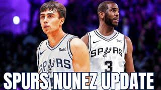 Spurs Juan Nunez Update - Missing The Season