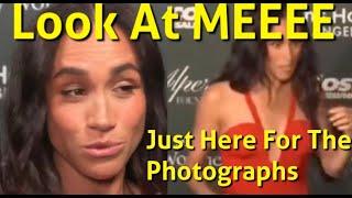 Meghan Just There For The Photographs! Meghan Markle Releases New Pictures In THAT Red Dress!