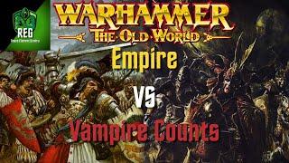 Warhammer The Old World Battle Report | Empire vs Vampire Counts