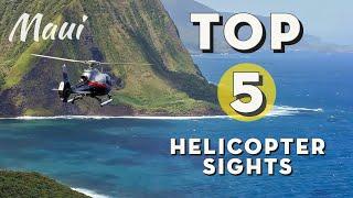 Top places to see by Helicopter from MAUI | Maui Adventures