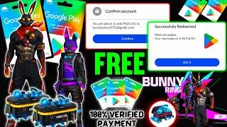 Free Bunny Ring Bundle | Free Redeem Code | Google Play Redeem Code Earning App | Today Redeem Code