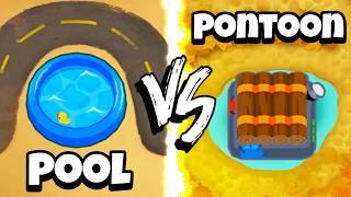 1 Portable Lake VS 1 Pontoon (BTD 6)