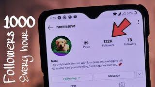 How to Get Real INSTAGRAM FOLLOWERS ? 1000 Followers Every Hour 