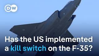 Kill switch fears over US F-35 fighter jets in Europe | DW News