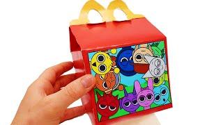 Mystery SPRUNKI  HAPPY MEAL Openning BOX