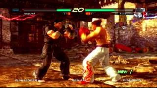 Tekken 6 - Wvu casuals round 2 - Paul, Bruce vs Law, kazuya