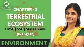 Terrestrial Ecosystem (Chapter - 3) | Environment & Ecology | Shankar IAS Book | In English