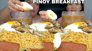 PINOY BREAKFAST MUKBANG | FILIPINO FOOD | MUKBANG PHILIPPINES