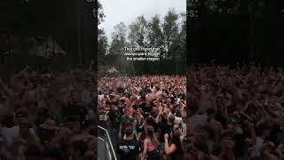 SMALL stage = BEST vibes?  #b2s #decibeloutdoor #rawstyle #hardcore #gabber #uptempo  #rave