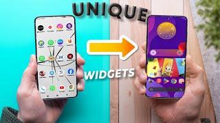 TOP-5 Unique Widgets Lawnchair Launcher Setups 2024 | Best Android Themes For 2024