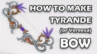 Ironfeather longbow tutorial DIY - How to make Night elf bow from World of Warcraft