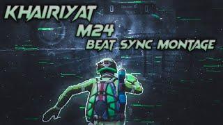 KHAIRIYAT | BEST BEAT SYNC MONTAGE | TDM M24 MONTAGE | MIRZA GAMING YT | #PUBG​  #BEASTSYNC​