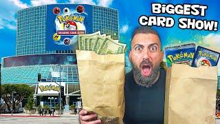 Pokemon Card Shopping Challenge at Worlds BIGGEST Card Show!