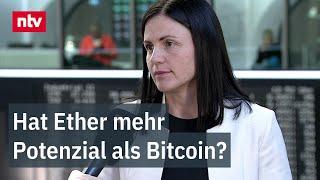 Hat Ether mehr Potenzial als Bitcoin? | ntv Geldanlage-Check