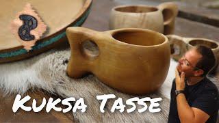 Kuksa Tasse aus Birkenholz schnell gebaut