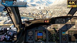 Flight Simulator | Stunning Approach Innsbruck | 4K + Graphics Mods | PMDG Boeing 737-800 | MSFS