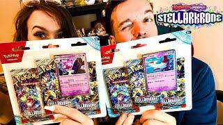 Die NEUEN STELLARKRONE 3er Blister  Pokemon Karten Booster Opening