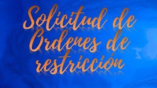 ORACIONES: Ordenes de Restricción en los Tribunales del Cielo