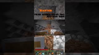 Found Deep Dark Biome in Entity SMP | @RasterXD #raster #minecraft #multiplayer #warden