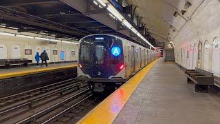 MTA NYC Subway A, C, & F Trains In Manhattan (December 2024)