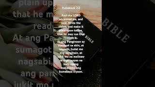 bible english tagalog daily verse #music #englishtagalog #biblestudy #everyone