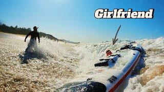 Kayak Fishing off Salt Rock - Beaching goes Wrong