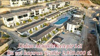 Didim Akbük'te 1+1 arayanların dikkatine kelepir elit site'de bu evi kaçırmayın SATILDI