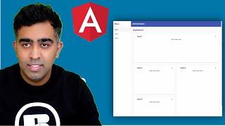 Angular Admin Dashboard Template with Angular Material