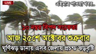 আবহাওয়ার খবর আজকের, 25 October 2024, Bangladesh Weather Report