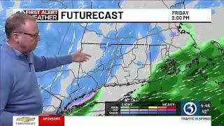 FORECAST: A chance for some snow showers, then a First Alert Weather Day for cold & wind