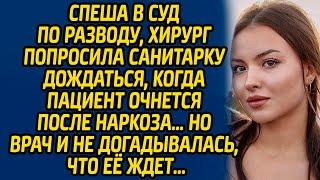 Спеша в суд по разводу, хирург попросила санитарку дождаться, когда пациент очнется после наркоза…