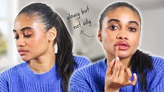 How I get glowy makeup without looking oily!