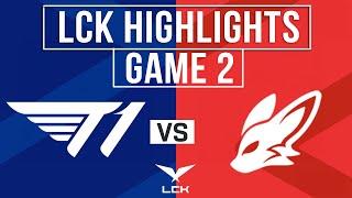 T1 vs BFX Highlights Game 2 | LCK 2025 | T1 vs BNK FEARX