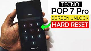 Tecno POP 7 Pro :- Screen Unlock/Hard Reset/Format