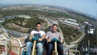 PortAventura opens Europe's tallest roller coaster : Shambhala (POV and Reverse POV)