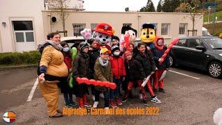 Reportage regivision.megainfos : Algrange : Carnaval des écoles 2022