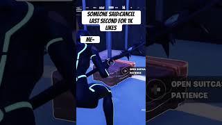 Canceling last second  #fortnite #viralshort #subscribe