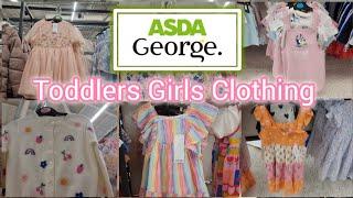 Asda George Toddlers Girls Clothing |New In May 2024|George Summer Collection| 4K