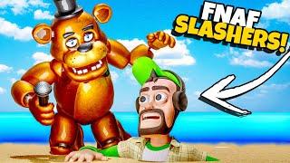 Hiding From FNAF at The BEACH in Garry's Mod Slashers!