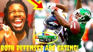 EXTREMELY PHYSICAL DEFENSIVE GAME! BRONCOS VS JETS HIGHLIGHTS REACTION 2024 WEEK 4