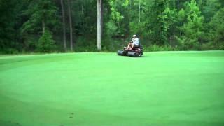 Greens Verticutting  The Bear Trace  at Harrison Bay