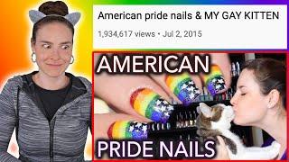 Reacting To My Old Pride Nail Art Video (and Recreating It)